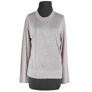 HM Top $30 Sz S Lavender Silver Acrylic Glitter Viscose Sweater Knit Top